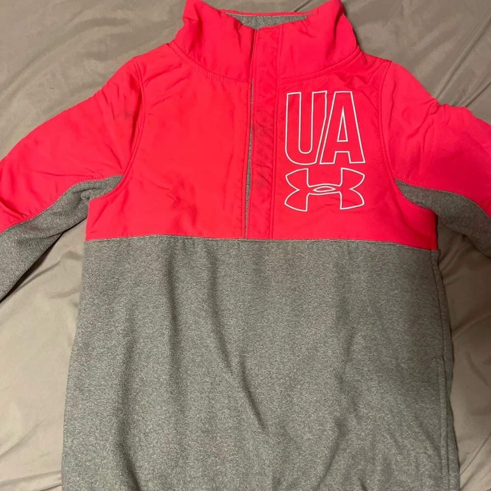 Under Armour Coldgear Neon Pink Sweatshirt